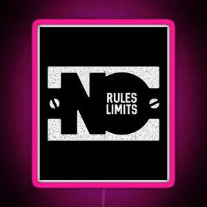 No Rules No Limits RGB Neon Sign