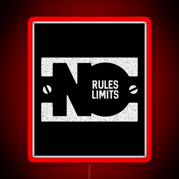 No Rules No Limits RGB Neon Sign