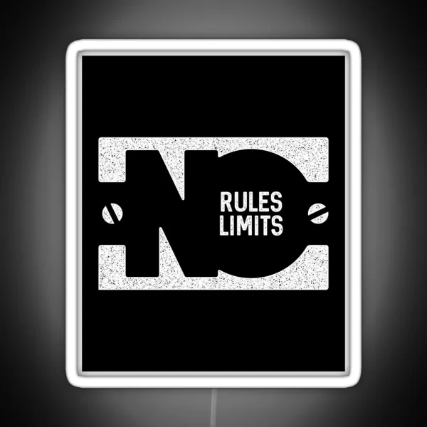 No Rules No Limits RGB Neon Sign