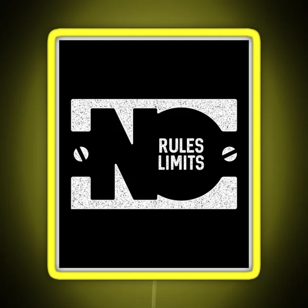 No Rules No Limits RGB Neon Sign