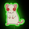 Neon Sign Thoughts Concern RGB Green