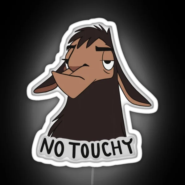 No Touchy Kuzco Emperors New Groove RGB Neon Sign