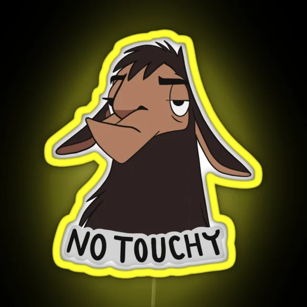 No Touchy Kuzco Emperors New Groove RGB Neon Sign