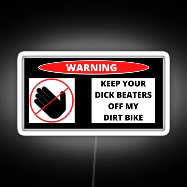No Touchy RGB Neon Sign