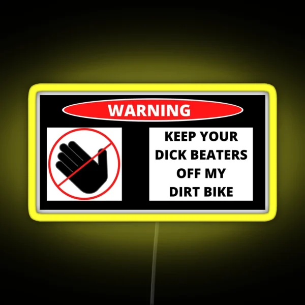 No Touchy RGB Neon Sign