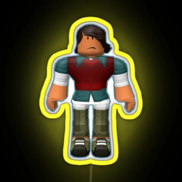 Noah Total Drama Roblox Nolan RGB Neon Sign