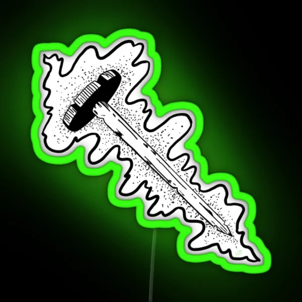 Nobara Cursed Nail Jjk RGB Neon Sign