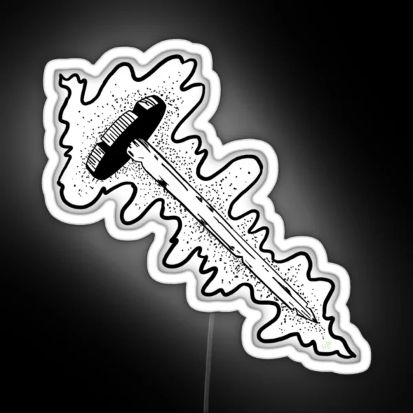 Nobara Cursed Nail Jjk RGB Neon Sign