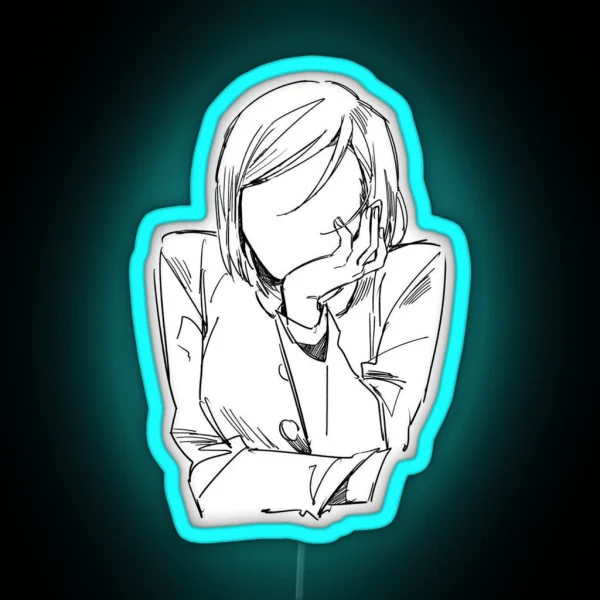Nobara Drawing RGB Neon Sign
