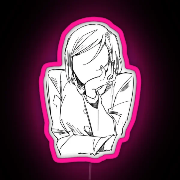 Nobara Drawing RGB Neon Sign