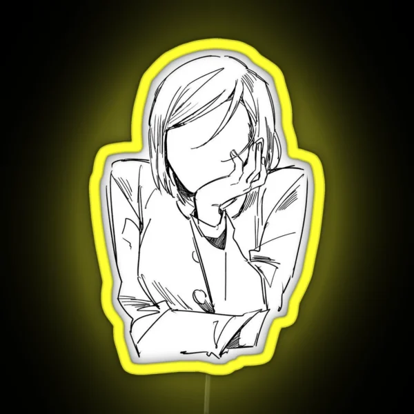 Nobara Drawing RGB Neon Sign