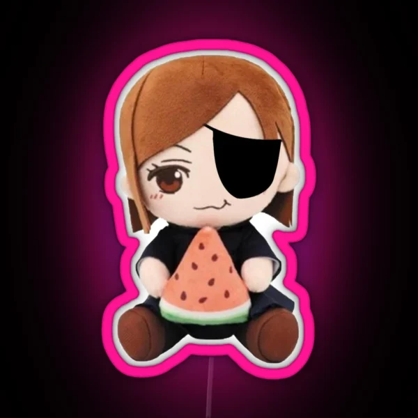 Nobara Eats Watermelon RGB Neon Sign