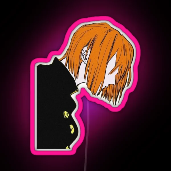 Nobara Orange Hair RGB Neon Sign