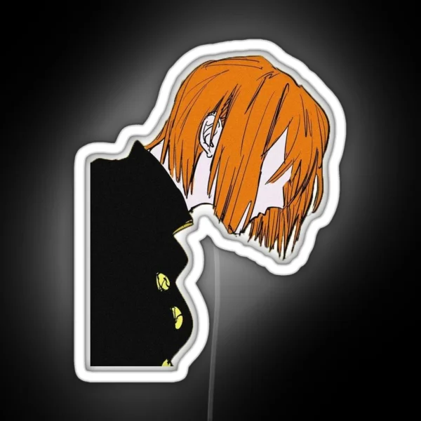 Nobara Orange Hair RGB Neon Sign