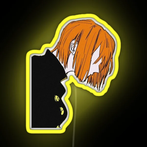 Nobara Orange Hair RGB Neon Sign