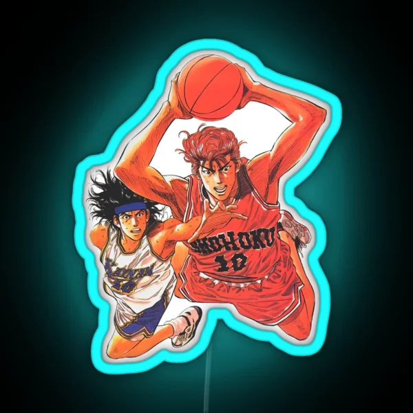 Nobunaga Kyota And Hanamichi Sakuragi RGB Neon Sign