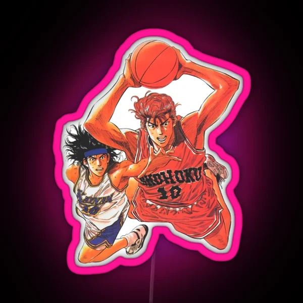 Nobunaga Kyota And Hanamichi Sakuragi RGB Neon Sign