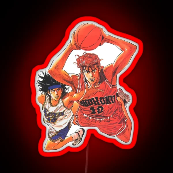 Nobunaga Kyota And Hanamichi Sakuragi RGB Neon Sign