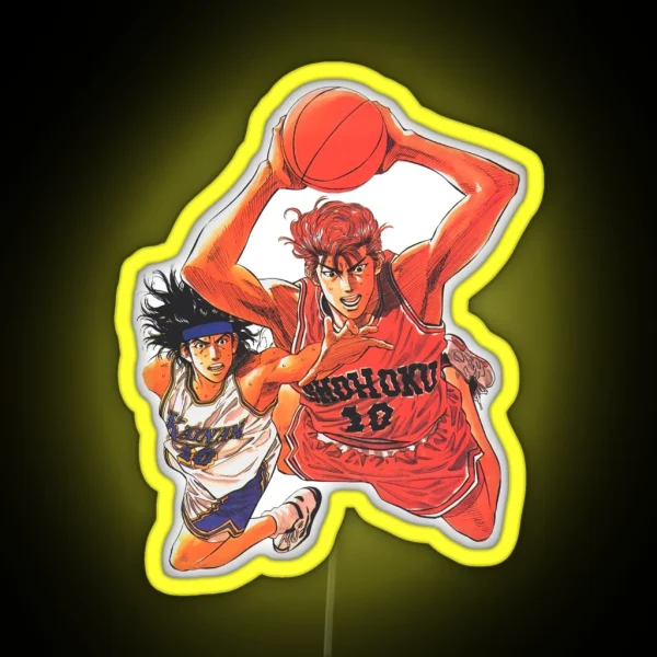 Nobunaga Kyota And Hanamichi Sakuragi RGB Neon Sign