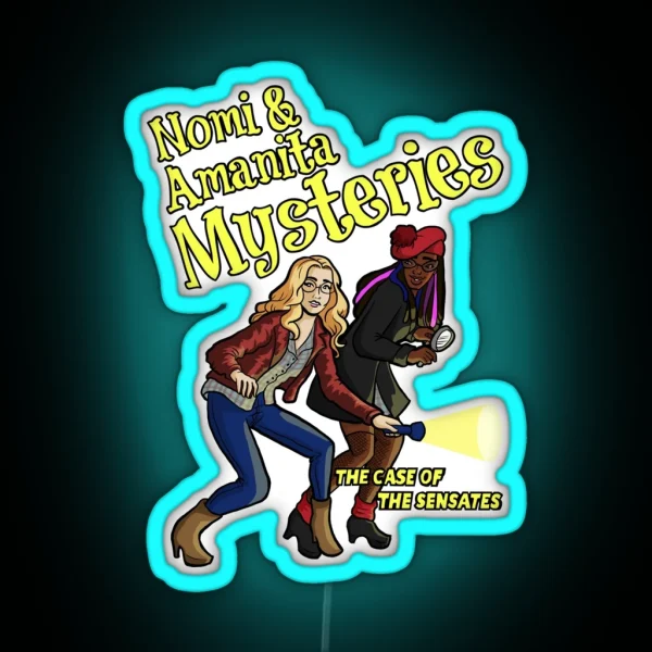 Nomi And Amanita Mysteries RGB Neon Sign