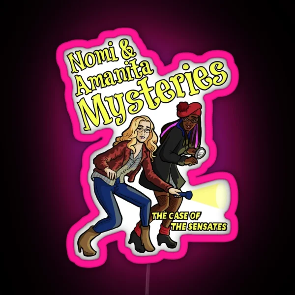 Nomi And Amanita Mysteries RGB Neon Sign