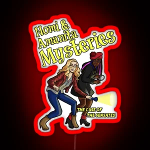 Nomi And Amanita Mysteries RGB Neon Sign