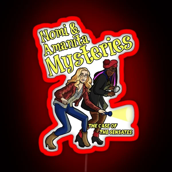 Nomi And Amanita Mysteries RGB Neon Sign