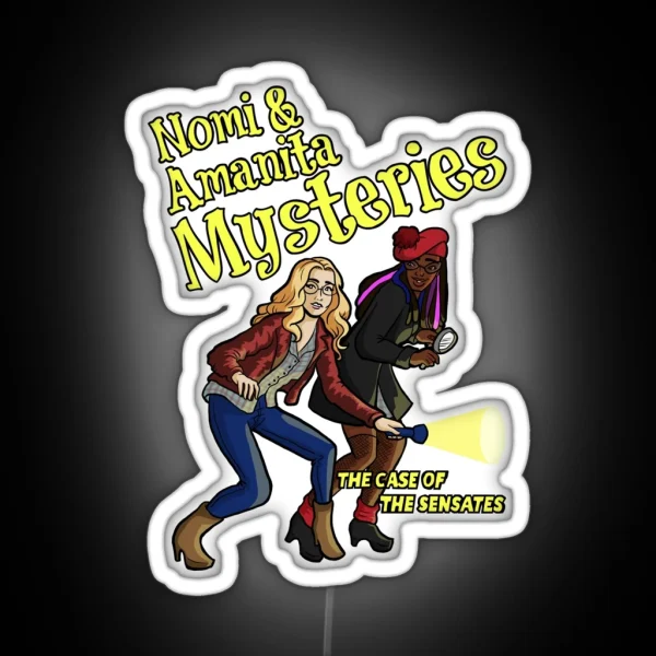 Nomi And Amanita Mysteries RGB Neon Sign