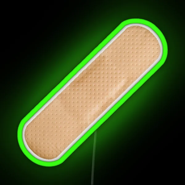 Non Bandaid Brand Bandage RGB Neon Sign