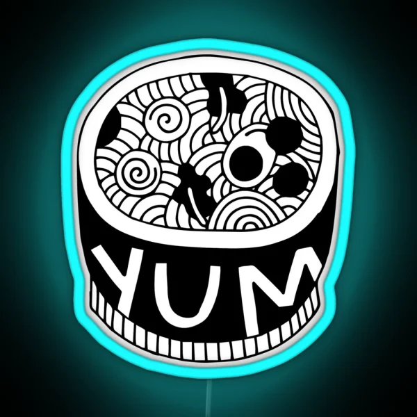 Noodle Decal RGB Neon Sign