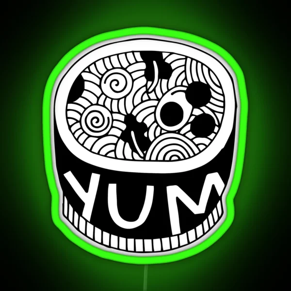 Noodle Decal RGB Neon Sign