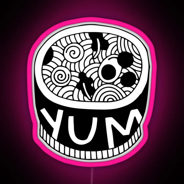 Noodle Decal RGB Neon Sign