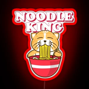 Noodle King Noodle Lover Ramen Lover RGB Neon Sign