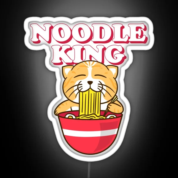 Noodle King Noodle Lover Ramen Lover RGB Neon Sign