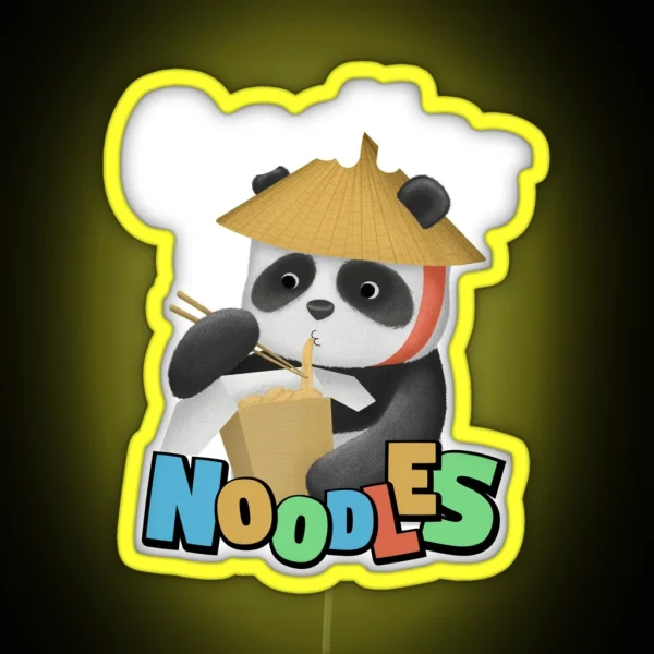 Noodle Lover RGB Neon Sign