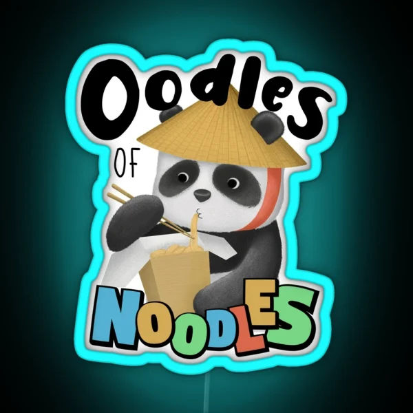 Noodle Lover RGB Neon Sign
