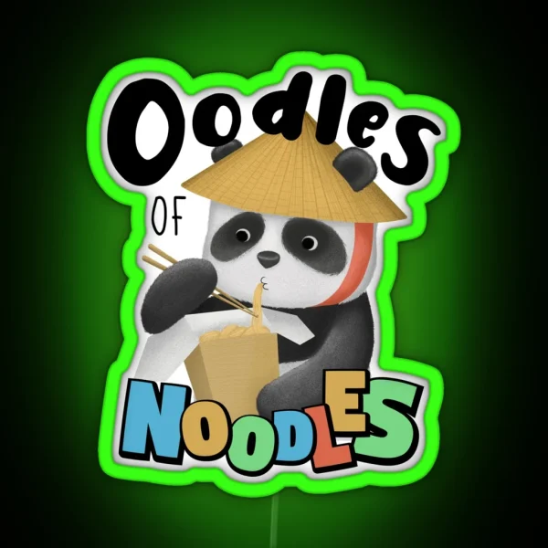 Noodle Lover RGB Neon Sign