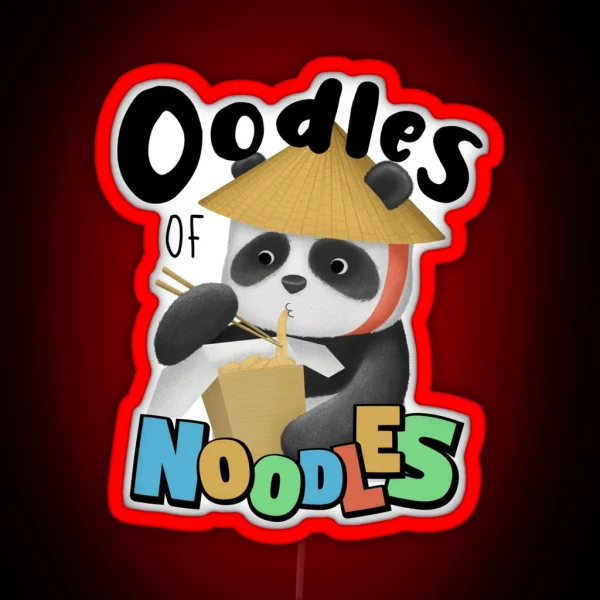 Noodle Lover RGB Neon Sign