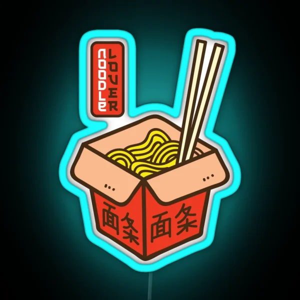 Noodle Lover RGB Neon Sign