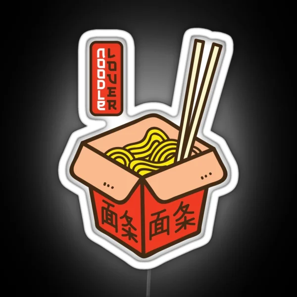 Noodle Lover RGB Neon Sign