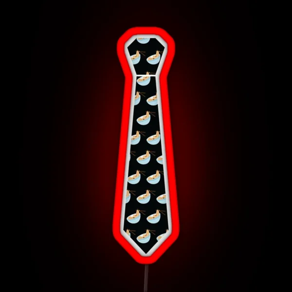 Noodle Poke Emoji RGB Neon Sign