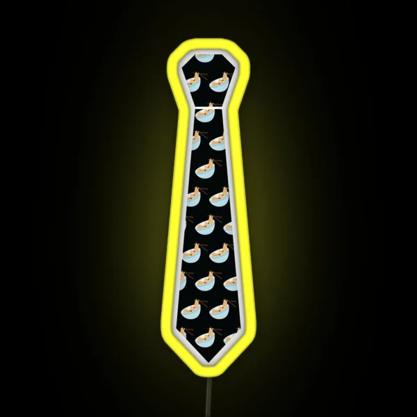 Noodle Poke Emoji RGB Neon Sign