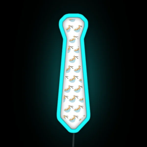 Noodle Poke Emoji RGB Neon Sign