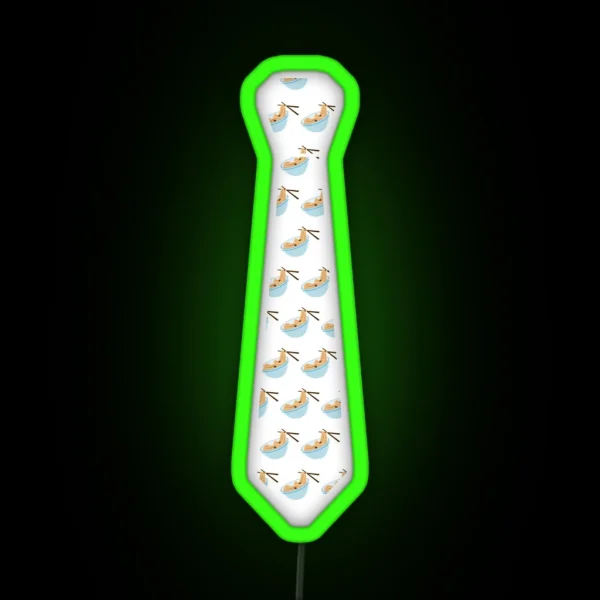 Noodle Poke Emoji RGB Neon Sign