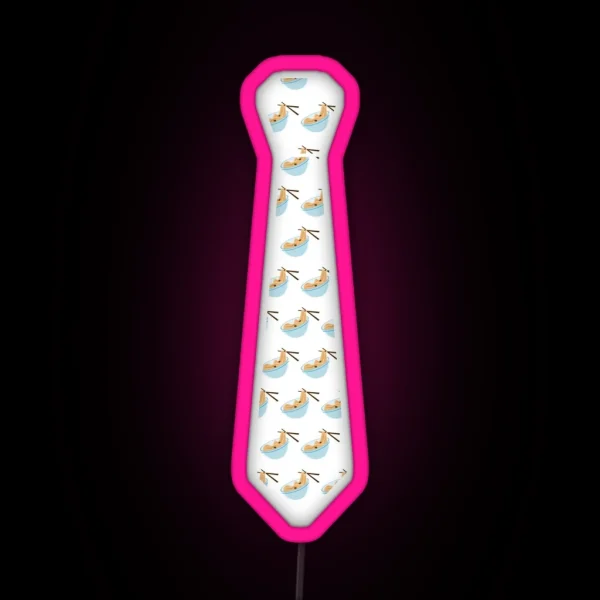 Noodle Poke Emoji RGB Neon Sign
