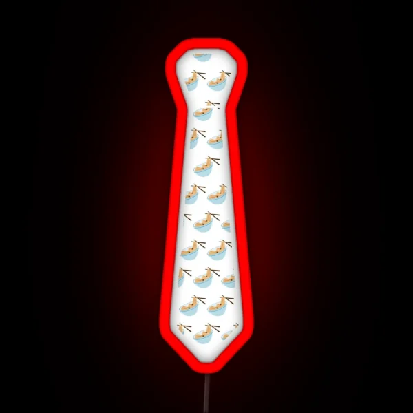 Noodle Poke Emoji RGB Neon Sign