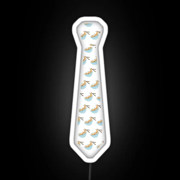 Noodle Poke Emoji RGB Neon Sign