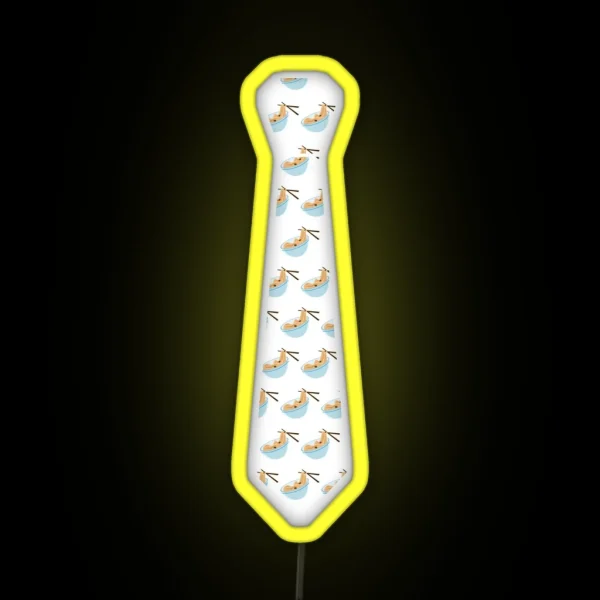 Noodle Poke Emoji RGB Neon Sign