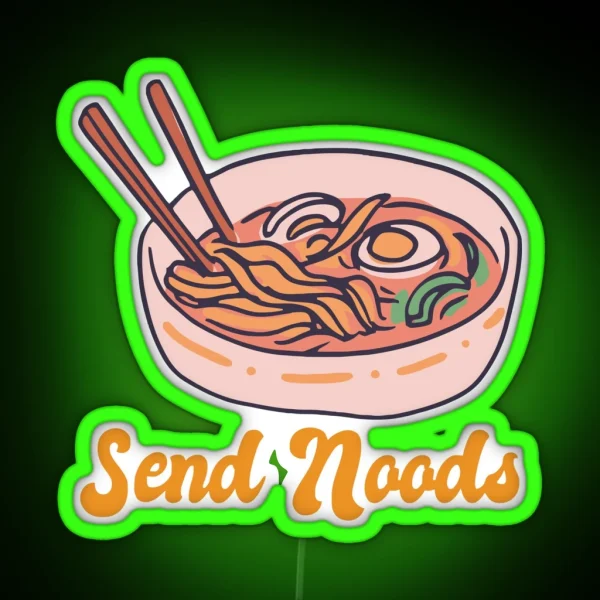 Noodle Ramen Lover RGB Neon Sign