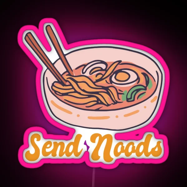 Noodle Ramen Lover RGB Neon Sign